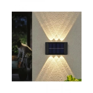 6 Ledli 2 Adet Solar Duvar Aydınlatması Seti