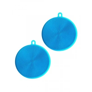 2li Yüksek Performanslı Kir Tutmaz Tırtıklı Bulaşık Yıkama Pedi