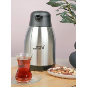 2 Litre Kapasiteli Çelik Termos, Sızdırmaz Kapak