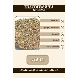 2 Litre Kapasiteli Vermikülit, Bitki Kök Gelişimi için Destekleyici