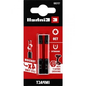 2 Parça Darbeli Bit Seti, 50 mm, T30, S2 Çelik