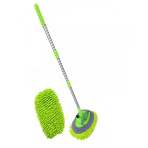 2si 1 Arada Mikrofiber Araba Yıkama Fırçası - Teleskopik Uzun Sap