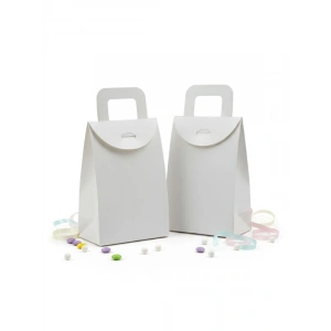 20 Adet 10x15 cm Beyaz Hediye Kutusu