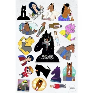 20 Adet Büyüleyici Bojack Horseman Sticker Paketi