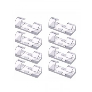 20 Adet Yapışkanlı Kablo Düzenleyici Klips Seti