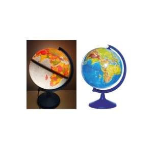 20 cm Işıklı Dünya Küresi - Eğitici Harita