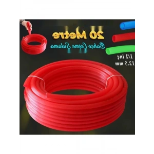 20 Metre İç Çap 1/2 Naturel Silikonlu Bahçe Su Hortumu