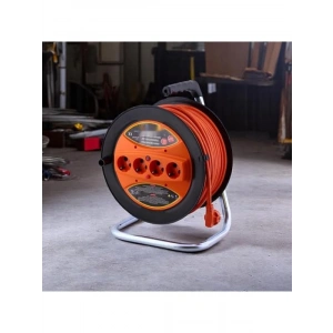 20 Metre Makaralı Uzatma Kablosu 3x2.5mm, 4 Prizli