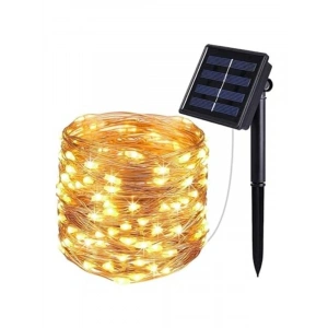 20 Metre Uzunluğunda Güneş Enerjili Dekoratif LED Işık