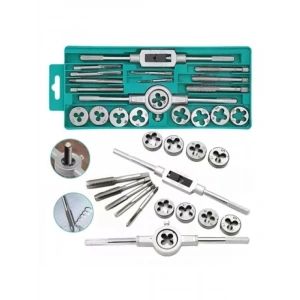 20 Parça Metrik Klavuz Pafta Seti, M3-M12 Arası