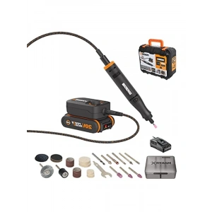 20 Volt 2.0Ah Kömürsüz Kalem Tipi Devir Ayarlı Gravür Seti + 34 Parça Aksesuar