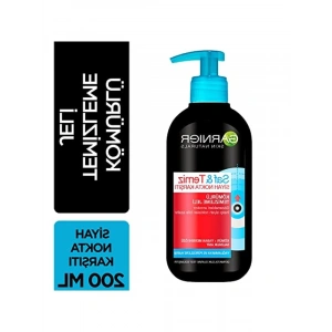 200 ml Siyah Nokta Karşıtı Temizleme Jeli, Kömürlü Formül