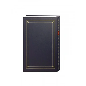 200-Pocket Post Bound Mavi Deri Fotoğraf Albümü