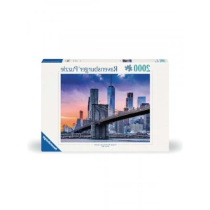 2000 Parça Brooklyn Temalı Çok Renkli Puzzle, Eğlenceli Zaman