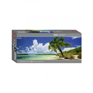 2000 Parça Panorama Puzzle, Paradise Palm Temalı Eğlenceli Aktivite