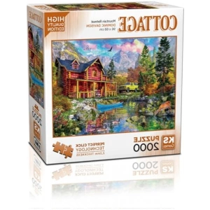 2000 Parça Puzzle, Mountain Retreat Teması ile Eğlenceli Zaman
