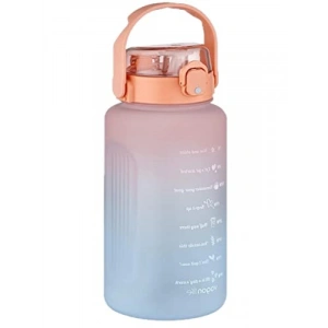 2000ml Motivasyon Matarası - Pipetli ve Pipetsiz Kullanım