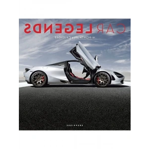 2024 Araba Efsaneleri Duvar Takvimi, 12x12, Kalın Kağıt