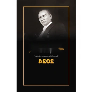 2024 Atatürk Temalı Ajanda, 13.5x21 cm