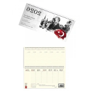 2026 Atatürk Temalı Masa Takvimi, Büyük Boy