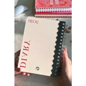 2026 Haftalık Spiralli Ajanda A5 - 12 Aylık Planlama