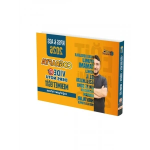 2026 KPSS Coğrafya Ders Notları, Esnek Ciltli Eğitim Kitabı