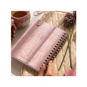 2026 Spiralli A5 Haftalık Ajanda, Pembe, Suya Dayanıklı