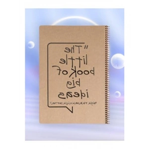 20x28 cm Çizgisiz 100 Yaprak Sert Kapak Telli Defter