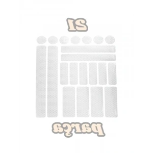 21 Parça Yansıtıcı Sticker Seti - Kırmızı, Yüksek Görünürlük için