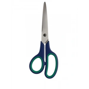 21.5 cm Paslanmaz Çelik Ofis Makası, Ergonomik Kauçuk Sap