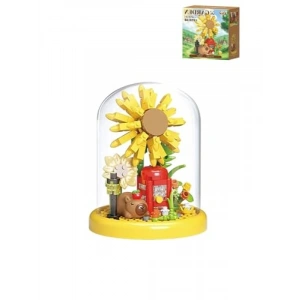 219 Parça Kapibara Figürlü Ay Çiçeği Modeli Yapım Seti