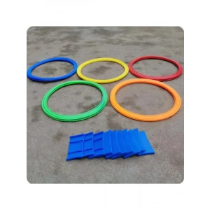 22 Parça Daire Seksek Halka Oyunu Seti - Eğlenceli Aktivite