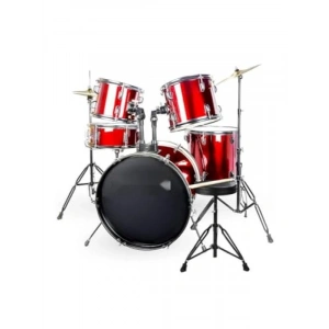 22 Yetişkin Akustik Bateri Davul Seti - 5 Parça Kaliteli Tasarım