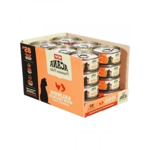 24 Adet 85 Gr Somonlu ve Tavuklu Kedi Konservesi