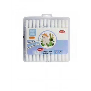 24 Adet Renkli Slim Marker Kalem Seti