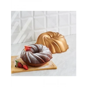 24 cm Döküm Kek Kalıbı, Gold Renk