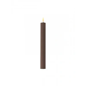 24 cm Kahverengi Moka Led Mum Seti (2li)