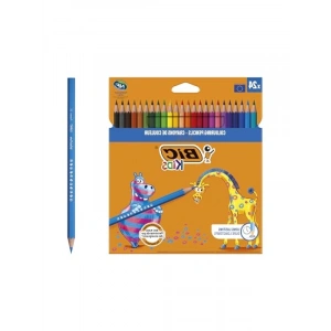 24lü Kuru Boya Kalemi Seti - Çiğnemeye Dayanıklı