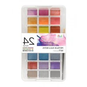 24lü Suluboya Seti, 24x30 mm