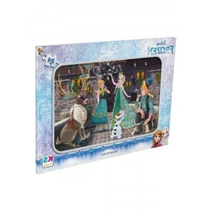 24 Parça Frozen Temalı Puzzle, Eğlenceli Oyun Deneyimi