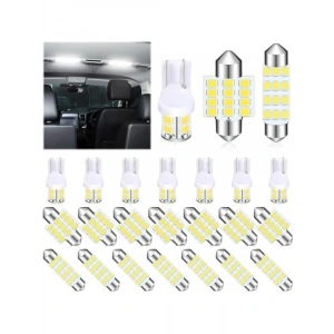 24 Parça LED Araba Ampul Seti, Tavan ve İç Aydınlatma için Süper Parlak Dome Ampuller