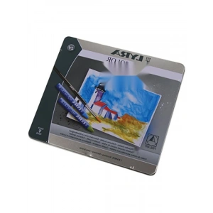 24 Renkli Metal Kutu Pastel Boya