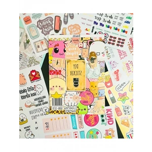 24 x 17 cm Boyutunda 16 Sayfa Rengarenk Sticker Kitabı