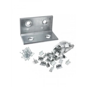 25 Adet Metal Köşebent, 40x20x20 mm Ebatında Mobilya Bağlantı Aparatı