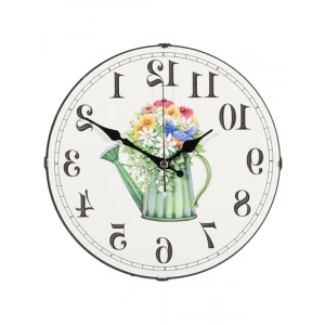 25 Cm Plastik Cam Bombeli Mutfak Duvar Saati