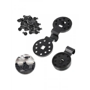 250 Adet Siyah Renkli Branda ve Gölgelik Klipsi