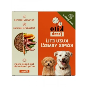 250 gr Taze Kuzu Etli Köpek Yemeği, %100 Doğal İçerik