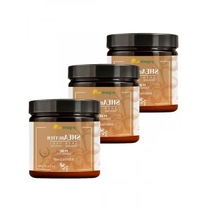 250 ml x 3 Adet Shea Yağı, %100 Ham ve Doğal