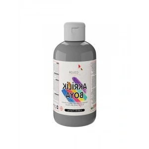 250gr Gri Akrilik Boya - Yüksek Kaliteli