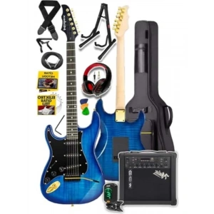 25W Şarjlı Amfi ile Elektro Gitar Seti